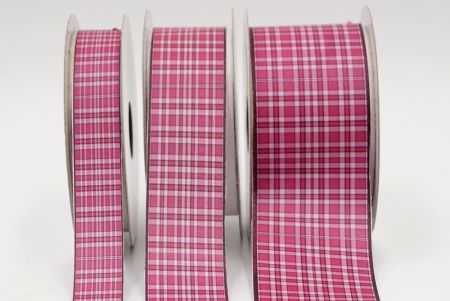 Purple/Pink Plaid Ribbon_AI